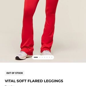 Gymshark Vibrant Red Flare Leggings